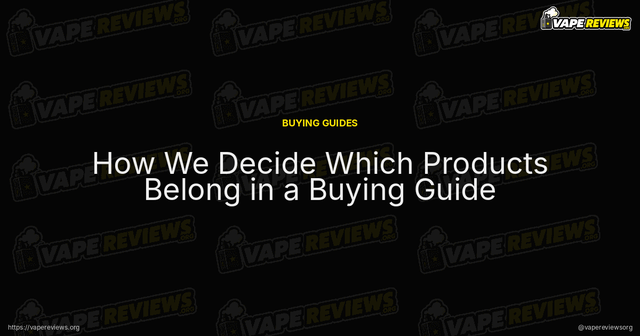 How We Decide Which Products Belong in a Buying Guide article image