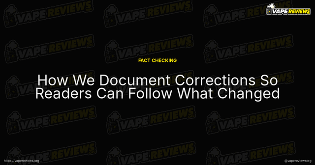 How We Document Corrections So Readers Can Follow What Changed article image