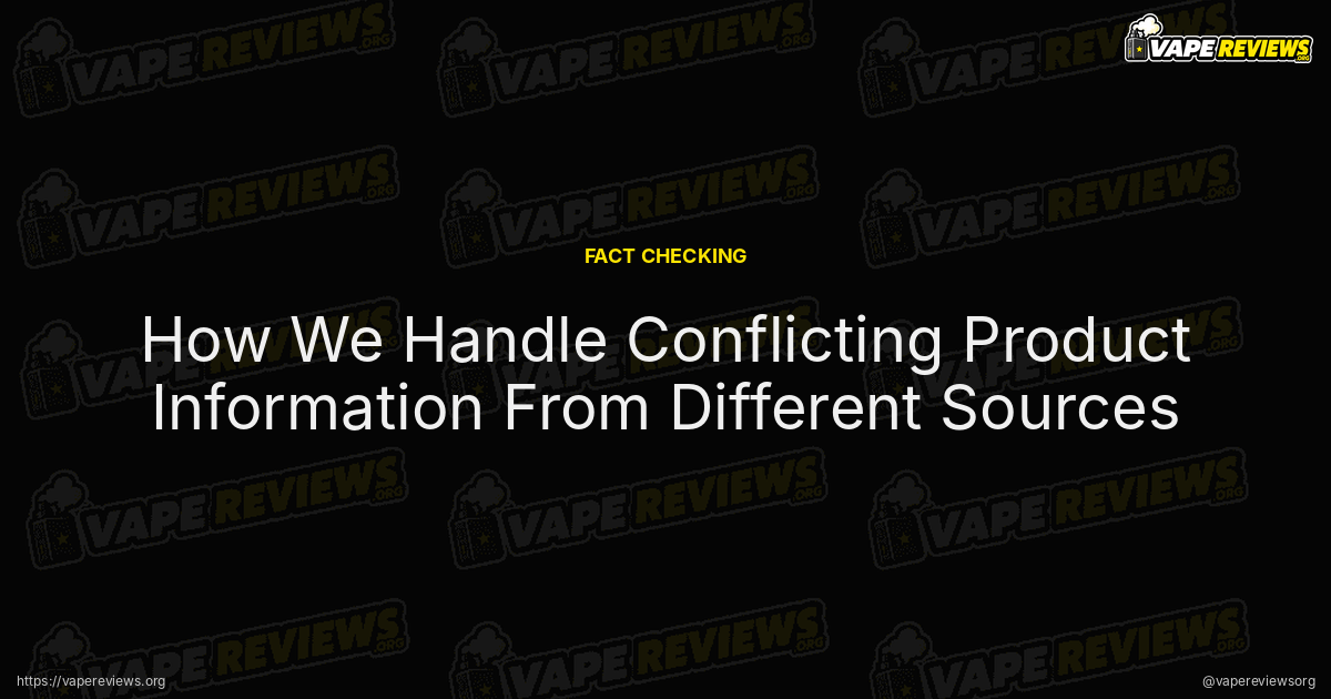How We Handle Conflicting Product Information From Different Sources article header image How We Handle Conflicting Product Information From Different Sources article header image