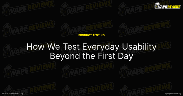 How We Test Everyday Usability Beyond the First Day article image