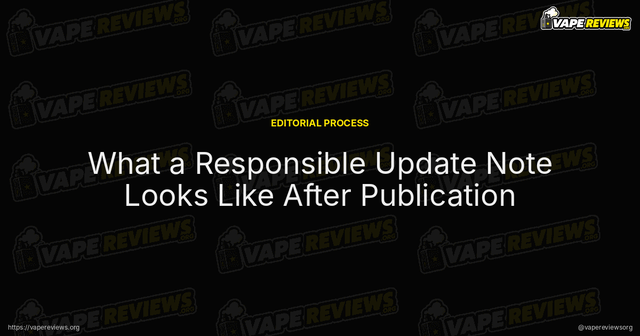 What a Responsible Update Note Looks Like After Publication article image