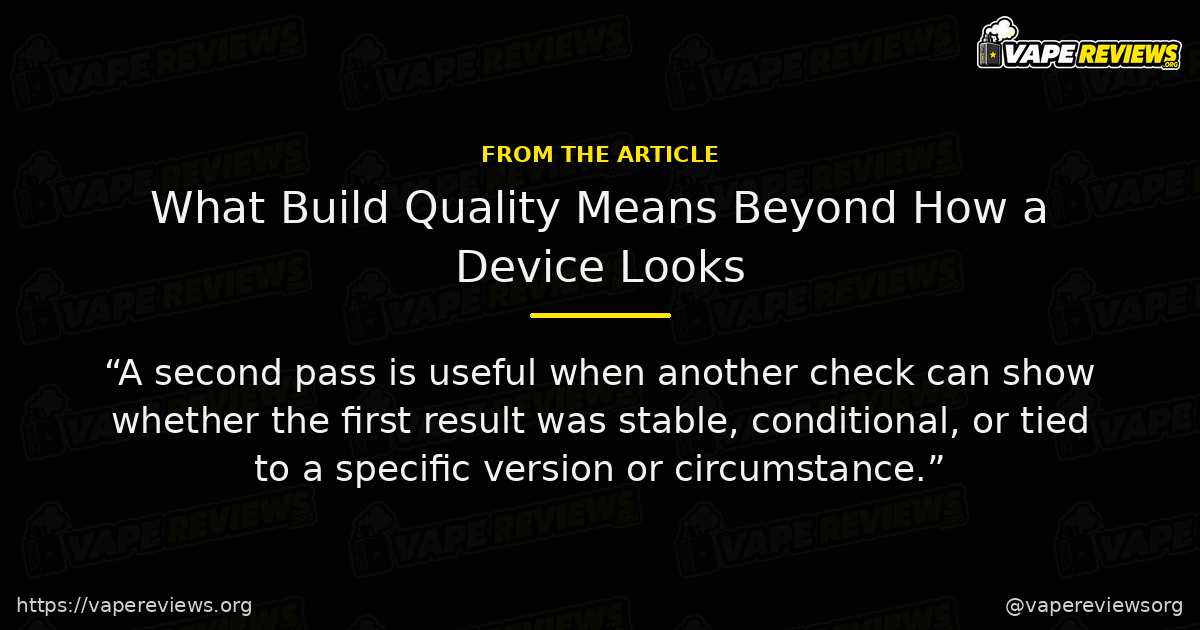 What Build Quality Means Beyond How a Device Looks article quote graphic
