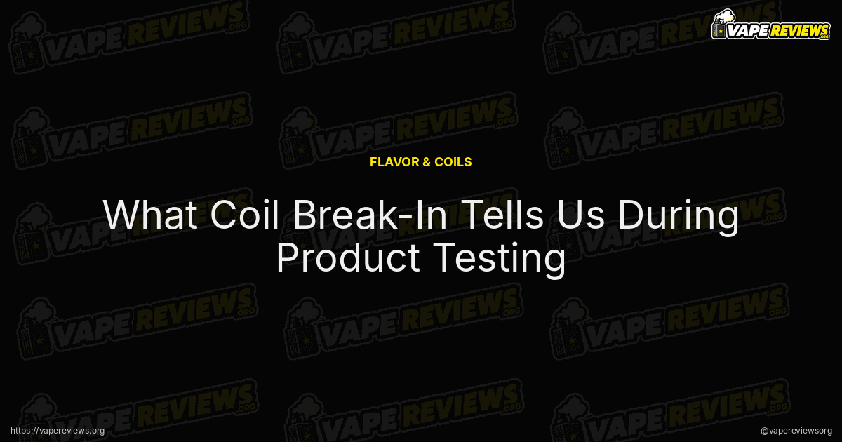 What Coil Break-In Tells Us During Product Testing article header image
