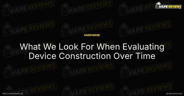 What We Look For When Evaluating Device Construction Over Time article image