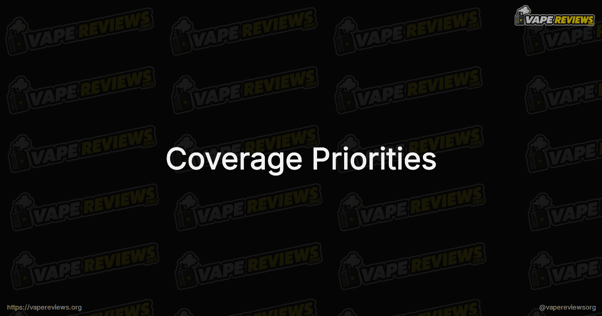 Coverage Priorities page header image