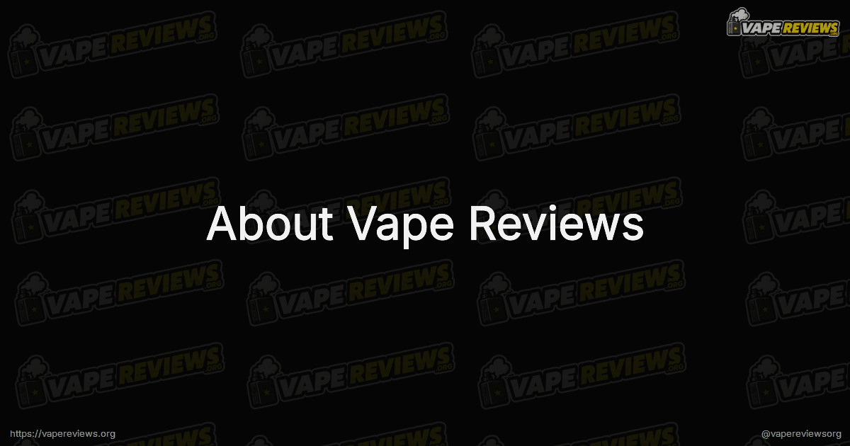 About Vape Reviews page header image About Vape Reviews page header image